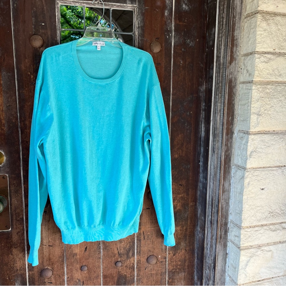 Peter Millar | Crewneck Knit Cotton Cashmere Silk Interlock Size XL